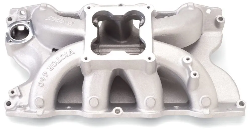 Edelbrock 2965 Victor Intake Manifold For Ford 460 W/ 4500 Series Carburetors 1