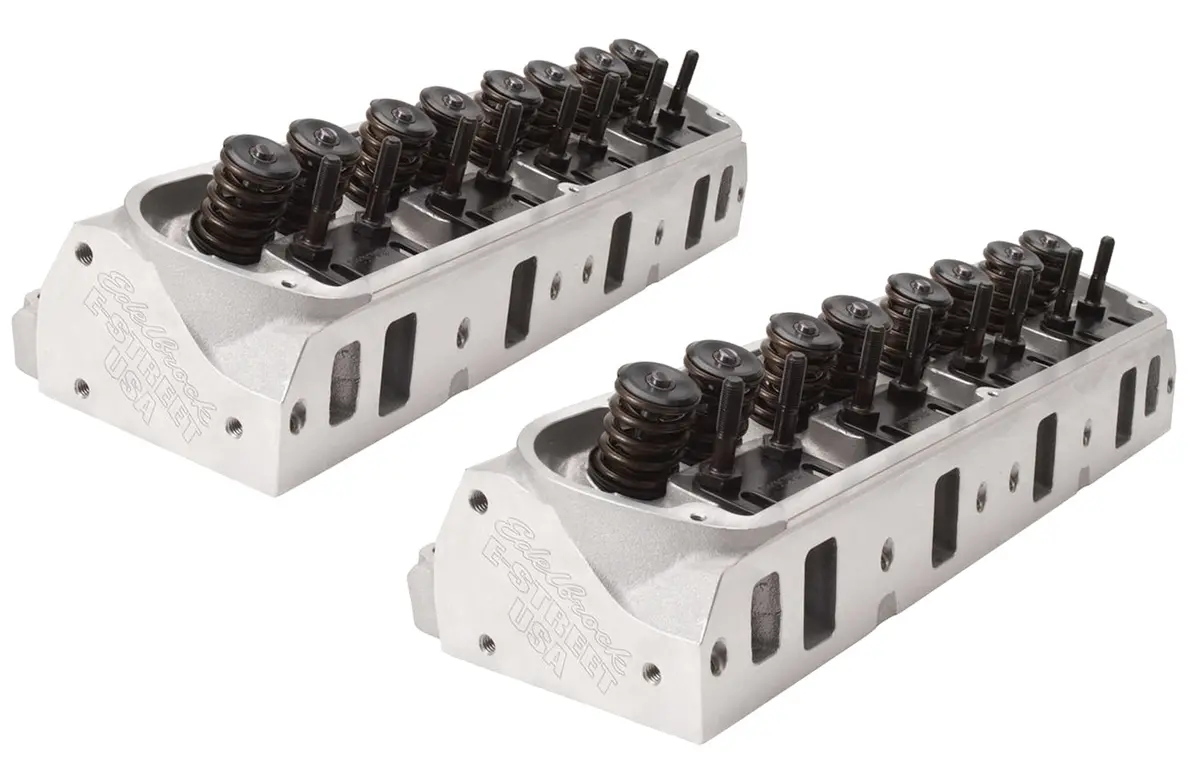 Edelbrock 5023 Ford Sbf E-Street Cylinder Heads - 60Cc 1.90/1.60 1