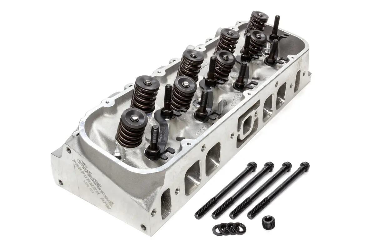 Edelbrock 60439 Chevy Bbc Performer Rpm 454-O Cylinder Head Assembled 1