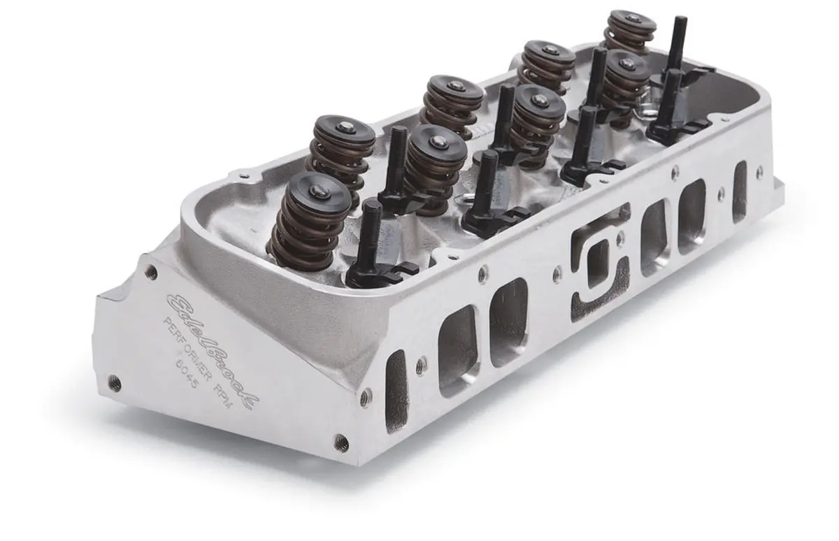 Edelbrock 60455 Chevy Bbc Performer Rpm 454-O Cylinder Head - Assm. 1