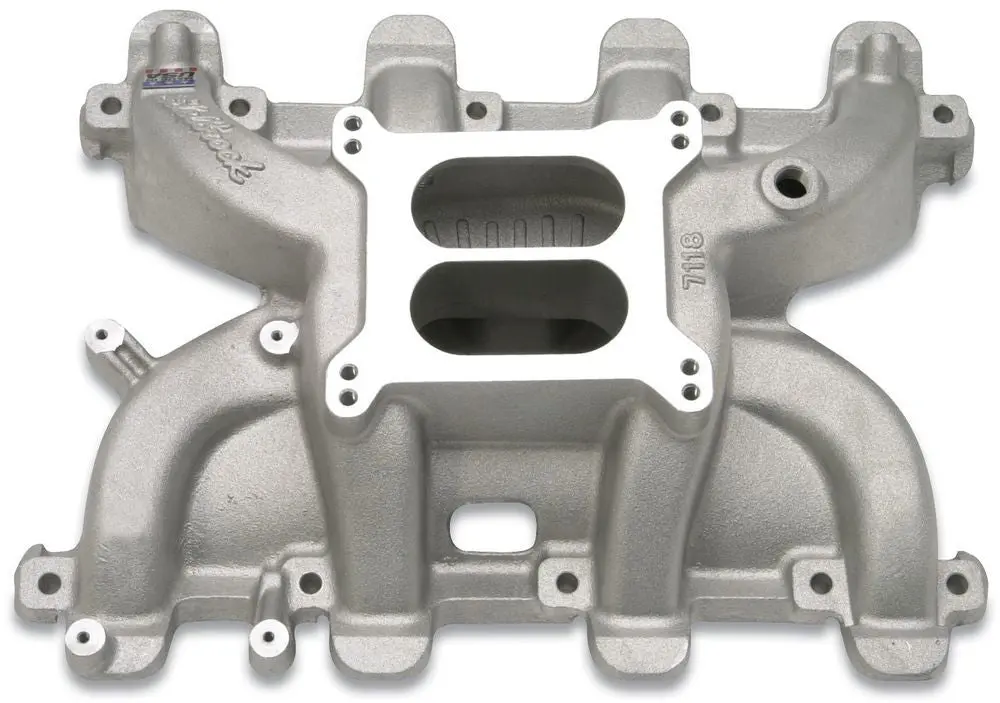 Edelbrock 71187 Performer Rpm Intake Manifold For Chevy Gm Ls1 Cathedral Int. Port 1