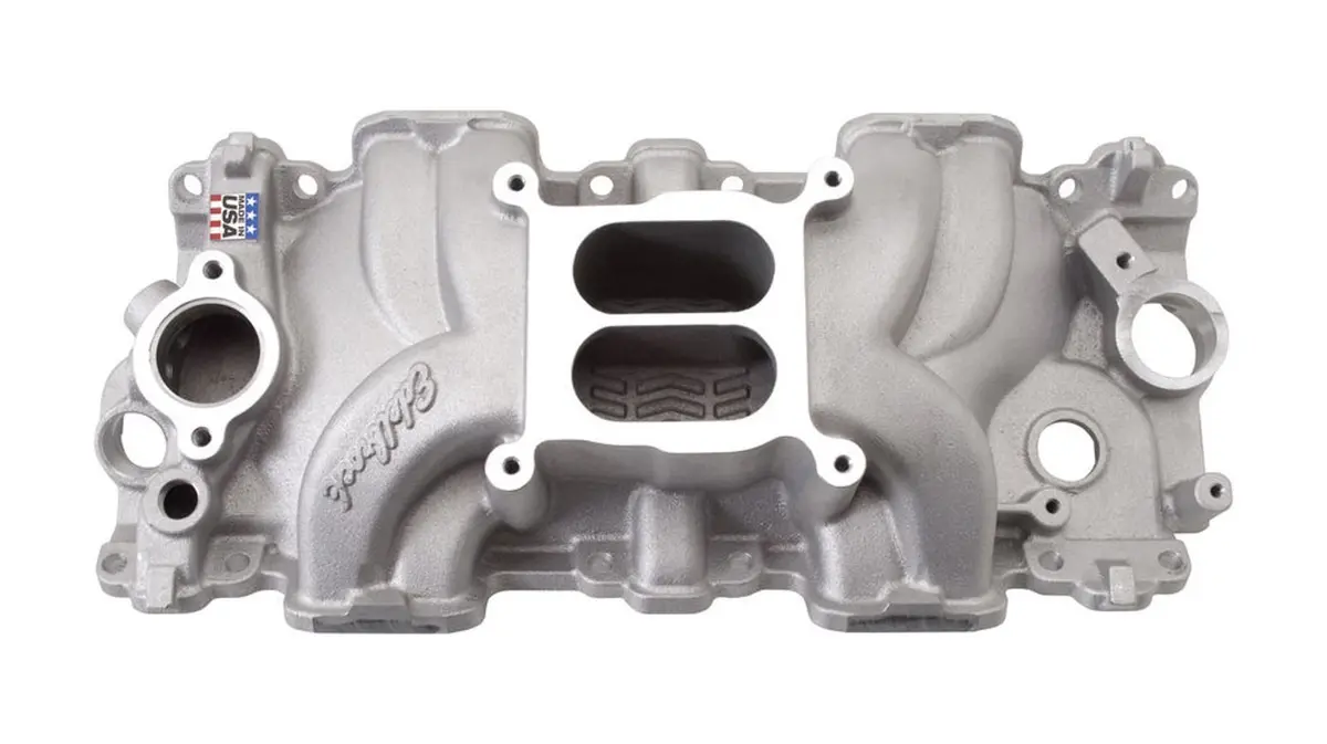 Edelbrock 7158 Performer Rpm Intake Manifold For Chevy 348-409 1
