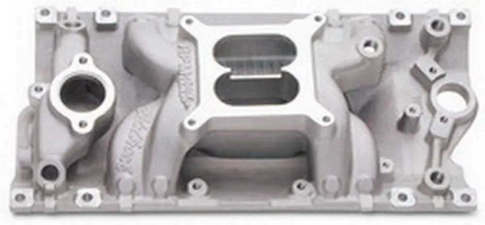 Edelbrock 7516 Performer Rpm Air-Gap Intake Manifold For Small Block Chevy Vortec 1
