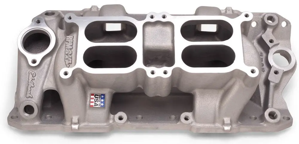 Sbc Dual Quad Air Gap Intake Manifold 1