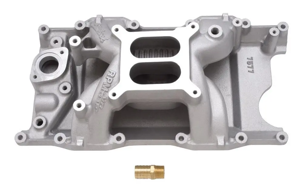 Edelbrock 7577 Rpm Air-Gap Intake Manifold For 318-340-360 Chrysler Small Block Magnum Engines 1