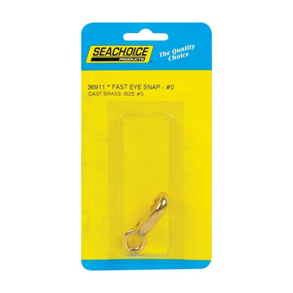 Snap Fast Eye Brass 2""L 1