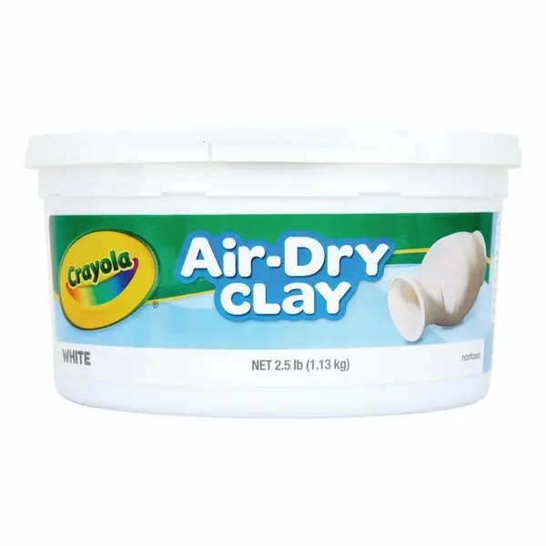 Air-Dry Clay, White,   2.5 Lbs 1