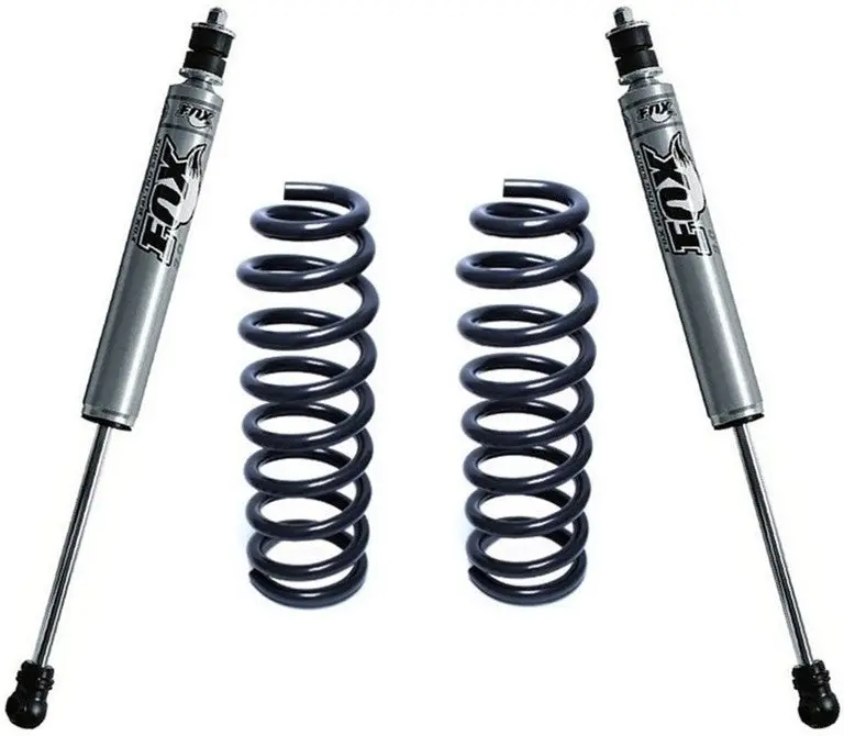 Maxtrac 872171F 2.5" Front Lift Kit With Fox Coil Overs For 2009-2018 Dodge Ram 1500 2Wd 1