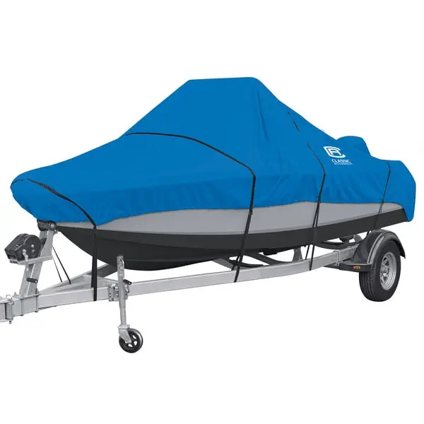 Stellex Model E Center Console Boat Cover,  Blue,  20 Ft - 22 Ft L 1