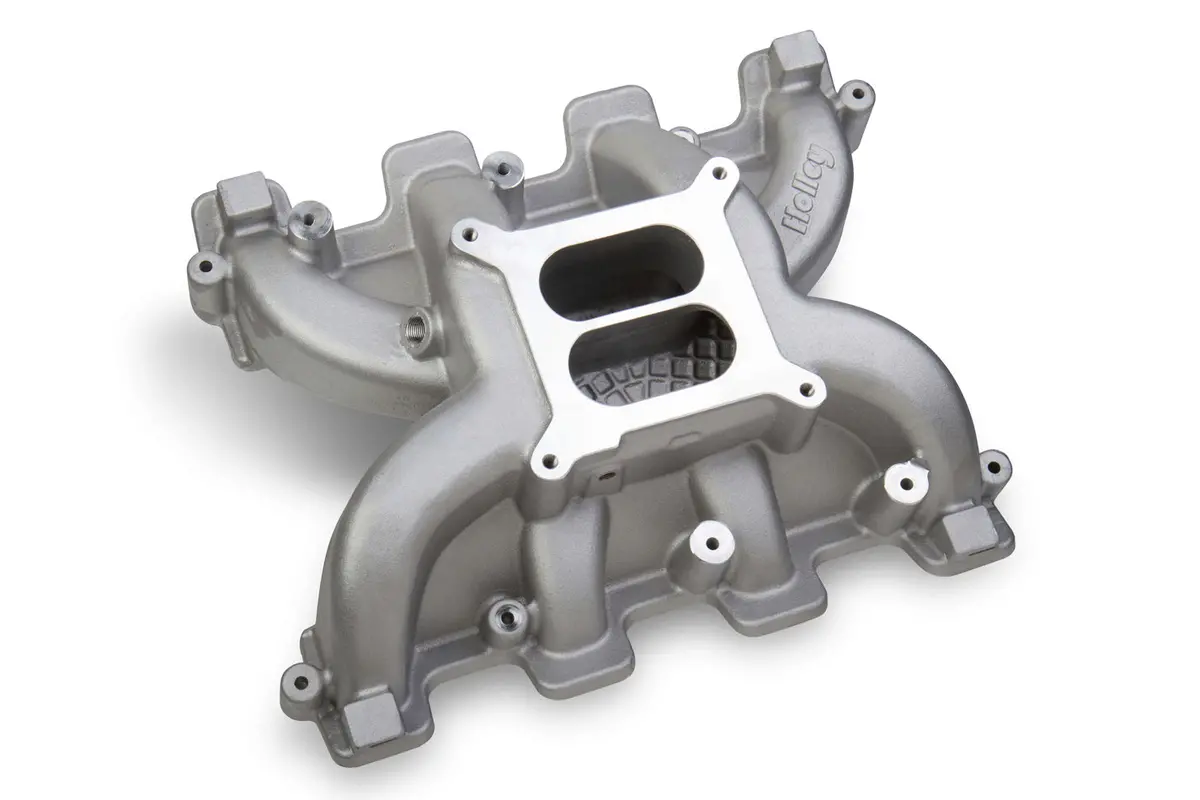 Holley 300-129 Gm Ls3 Intake Manifold Dual-Plane 4150 Flange 1