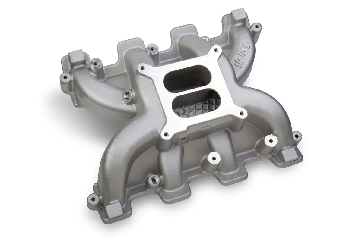 Holley 300-130 Gm Ls Intake Manifold Dual Plane W/4150 Flange 1