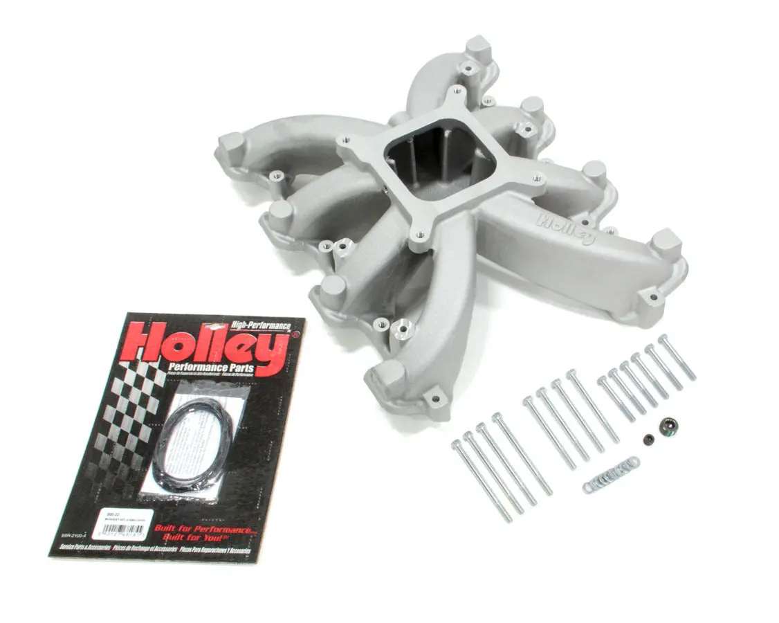 Holley 300-131 Intake Manifold Single Plane - Carb Gm Ls3/L92 1