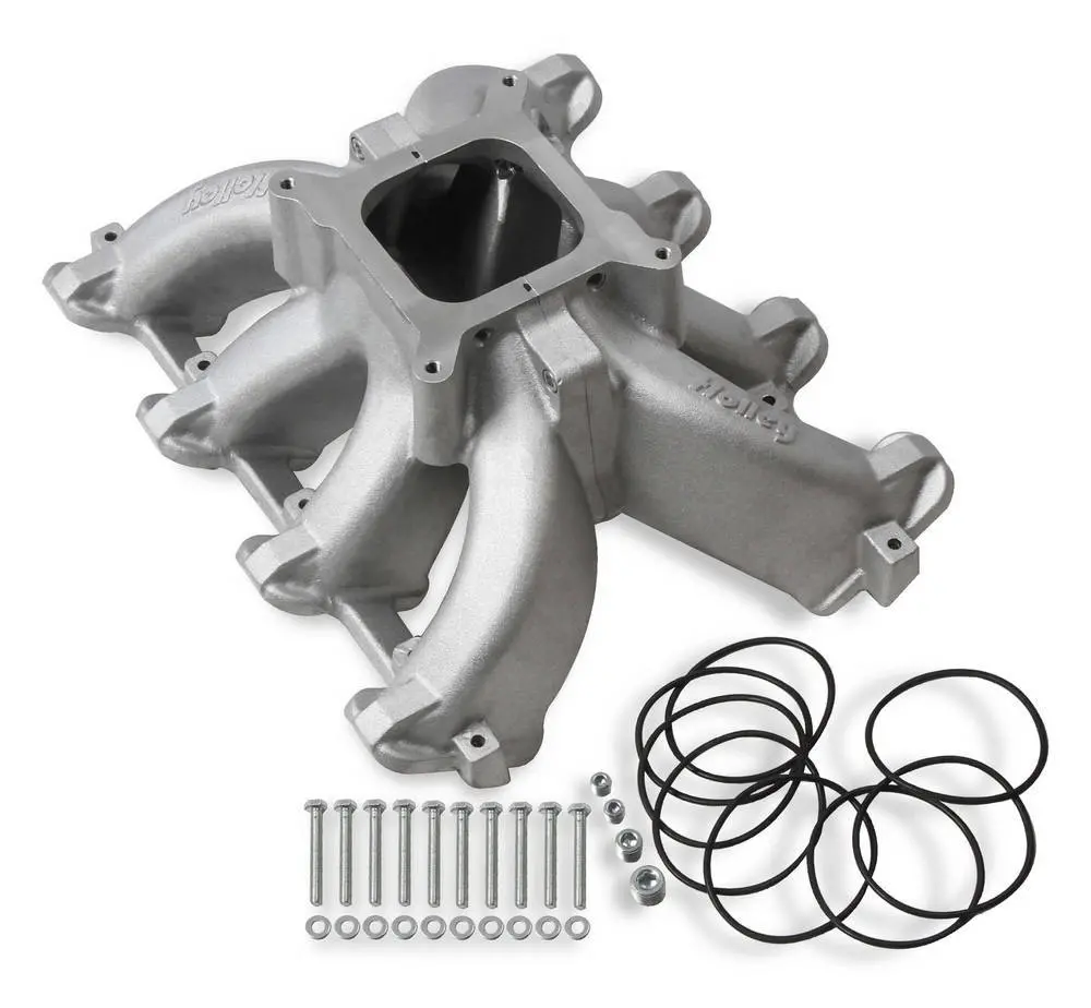 Holley 300-256 Single Plane Split-Design Race Intake Manifold- Gm Ls1/Ls2/Ls6 1