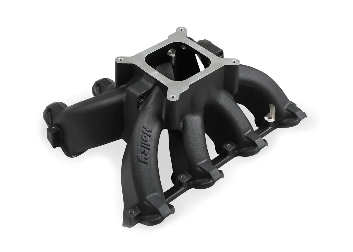 Holley 300-256Bk Single Plane Split-Design Race Intake Manifold- Gm Ls1/Ls2/Ls6- Black 1