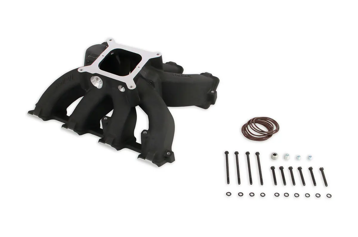 Holley 300-291Bk Single Plane Split-Design Race Intake Manifold- Gm Ls3/L92- Black-4150 1