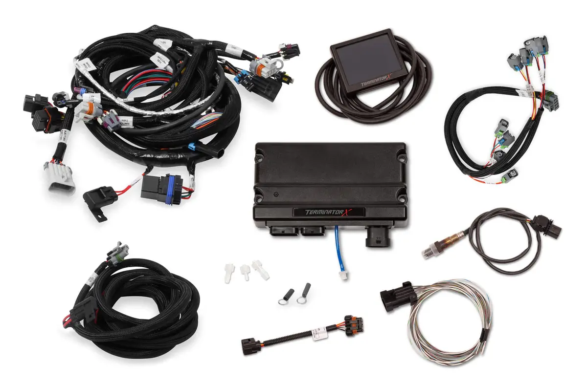 Holley 550-909 Terminator -X Mpfi Kit Gm Ls1 W/Ev6 Inj Harness 1