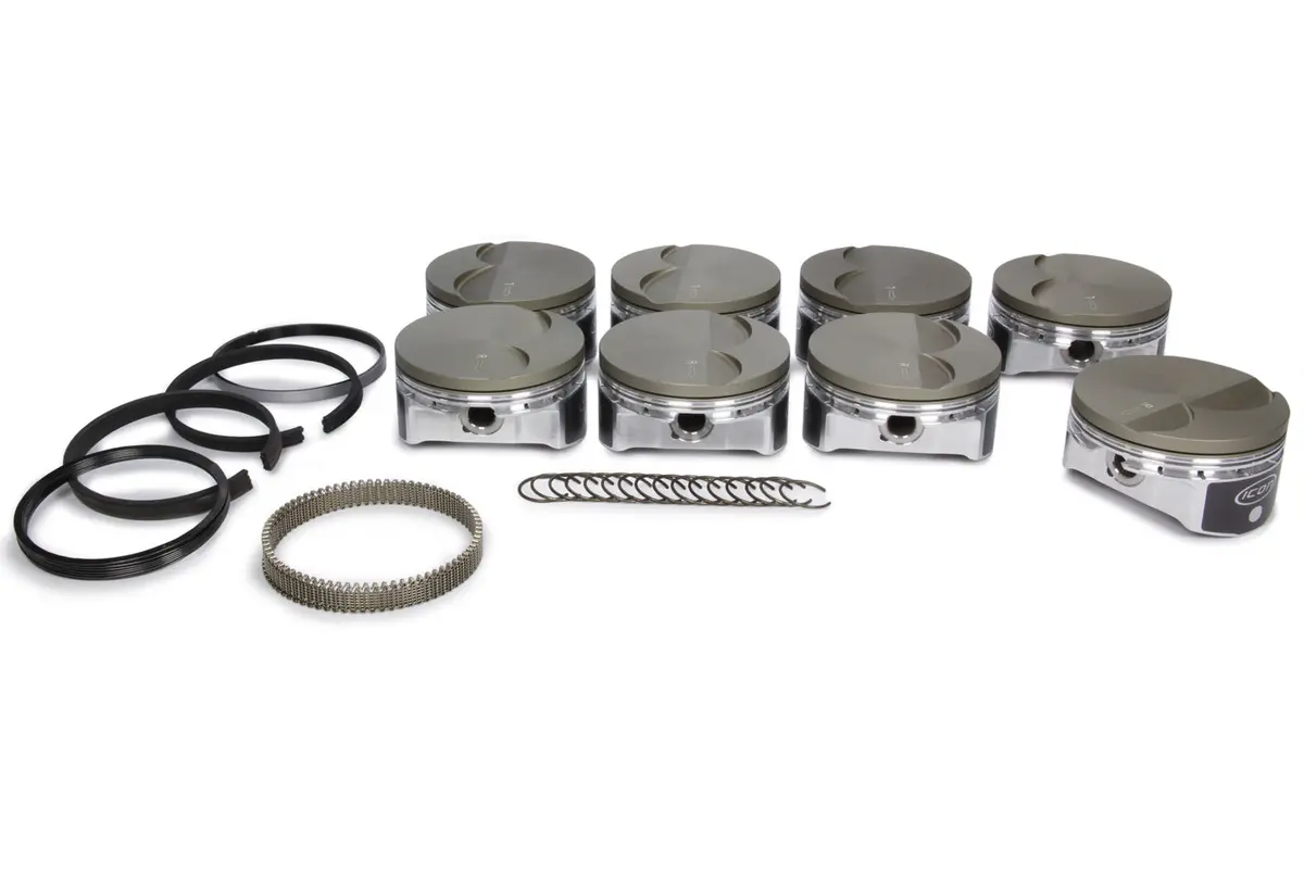 Icon Pistons Ic531cakts.010 Ls 6.0L/6.2L Forged Piston And Ring Set 1