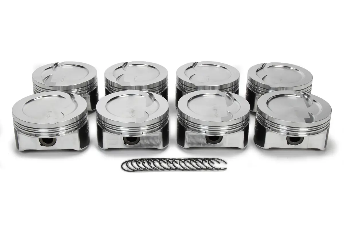 Icon Pistons Ls 6.0/6.2L Dish Forged Piston Set Ic553c.Std - 4.000 Bore 1