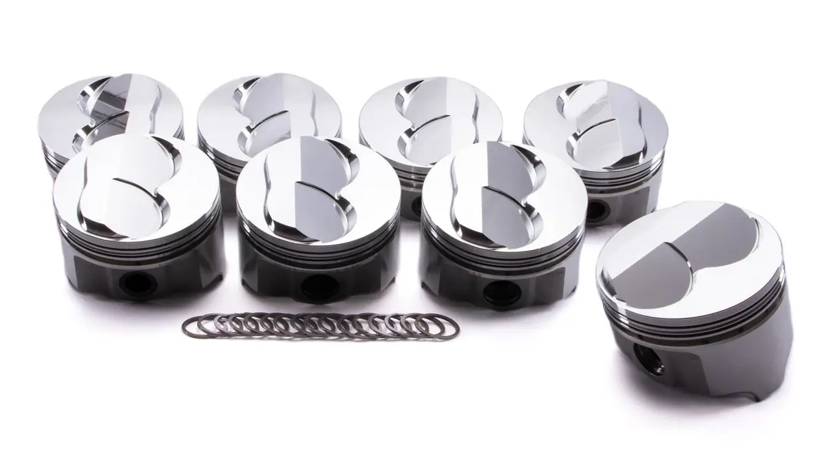 Icon Pistons Ic802.030 Forged Domed Piston Set For Small Block Chevy 4.030 Bore 1