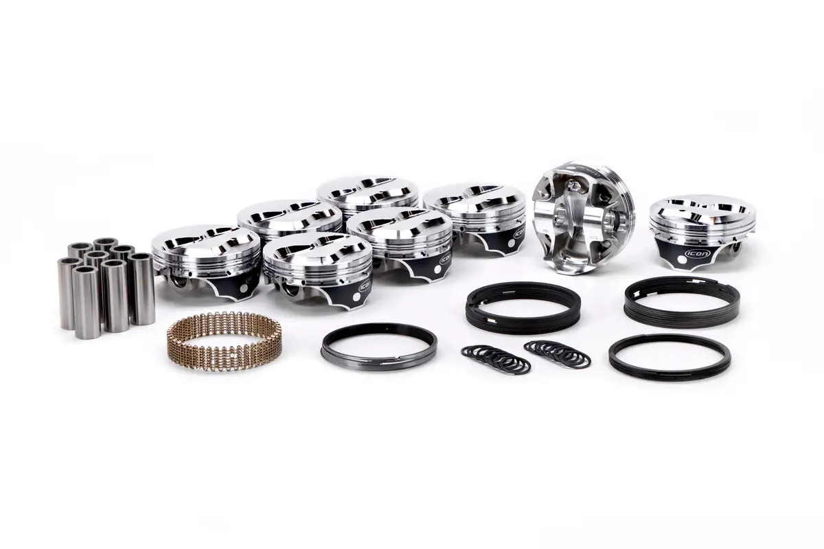 Icon Pistons Sbc Domed Forged Piston Set 4.125 Bore +7.8Cc Ic965.060 1