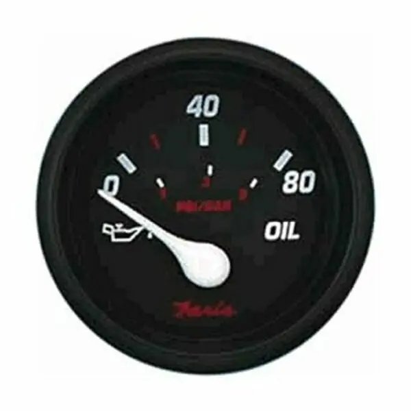 Professional Red 2 Oil Pressure Gauge 80 Psi 1