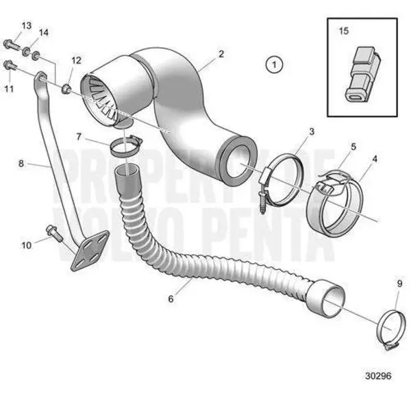 Exhaust Riser Kit 1