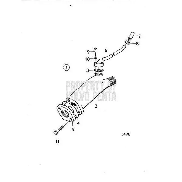Exhaust Pipe Elbow 1