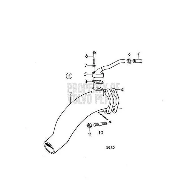 Exhaust Pipe Elbow 1