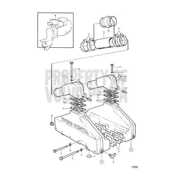 Exhaust Pipe Riser 1