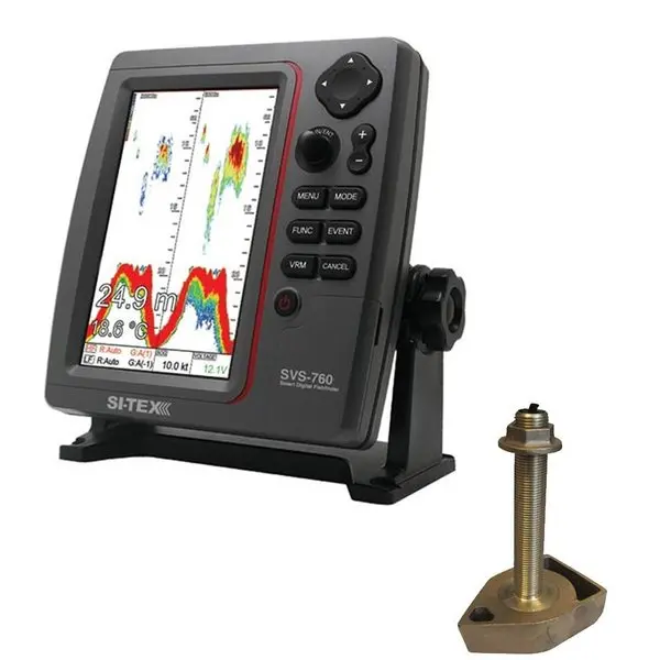 Svs760 Fish Finder Kit W Bronze Thruhull W Temp 1