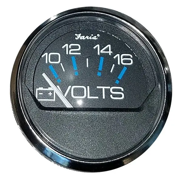 Chesapeake Black 2 Voltmeter 1016Vdc 1