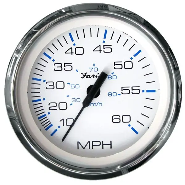 Chesapeake White Ss 4 Speedometer 60Mph Pitot 1