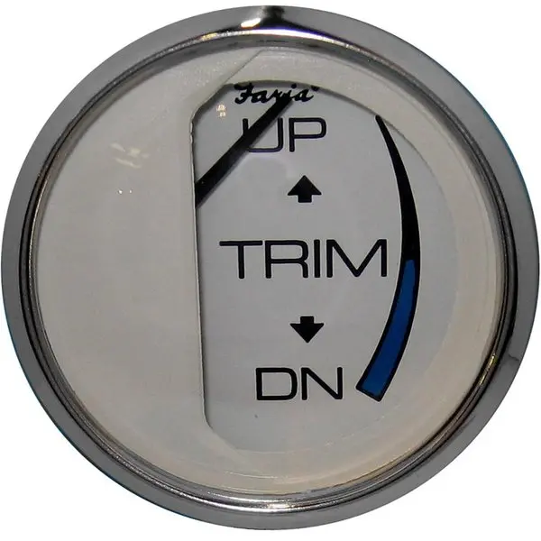 Chesapeake White Ss 2 Trim Gauge Je Suzuki Outboard 1