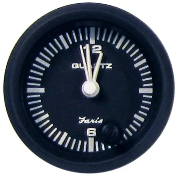 Euro Black 2 Clock Quartz Analog 1