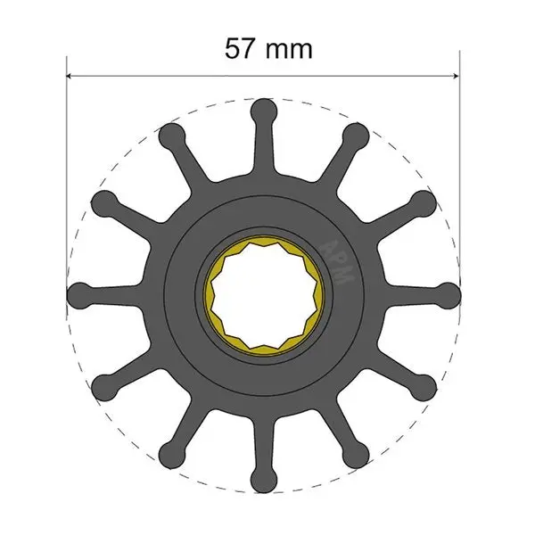 Premium Impeller Kit 57X16482mm 1