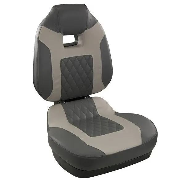 Fish Pro Ii High Back Folding Seat Charcoalgry 1
