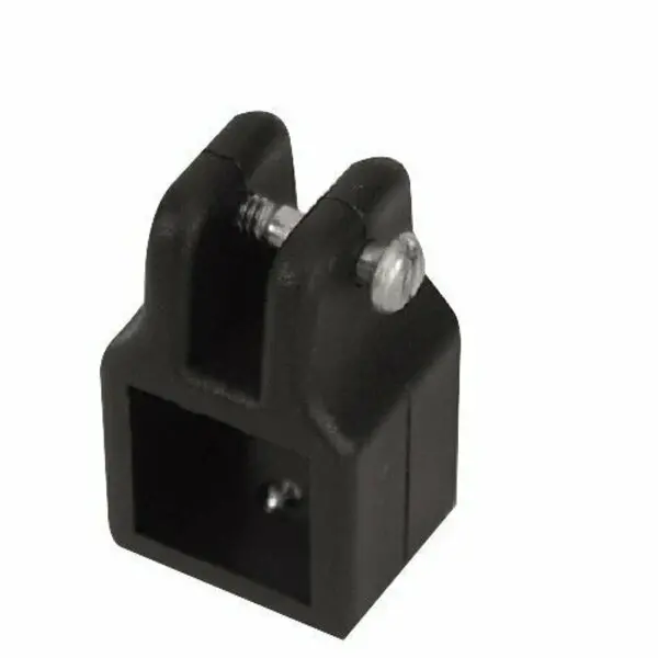Dock Hardware And Fasteners Square Tube; Black; Nylon; With Bolt; Single 1