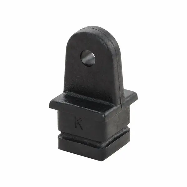 Dock Hardware And Fasteners 1 Inch Square; Black; Nylon 1