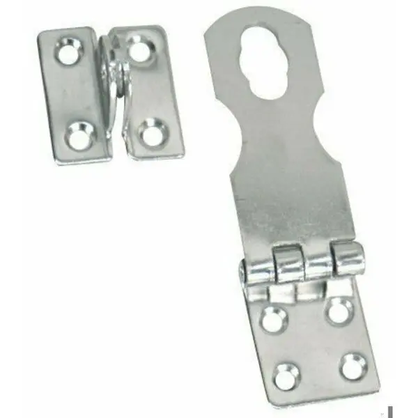 Dock Hardware And Fasteners Fixed Safety; Chrome Plated; Silver; Brass; 1 Inch Length X 3 Inch Width 1