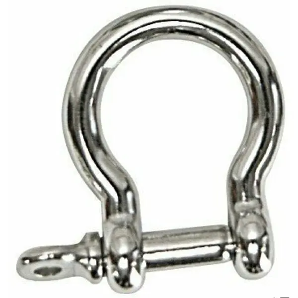 Dock Line Round Pin; 3/8 Inch; Polished; Stainless Steel; Single 1