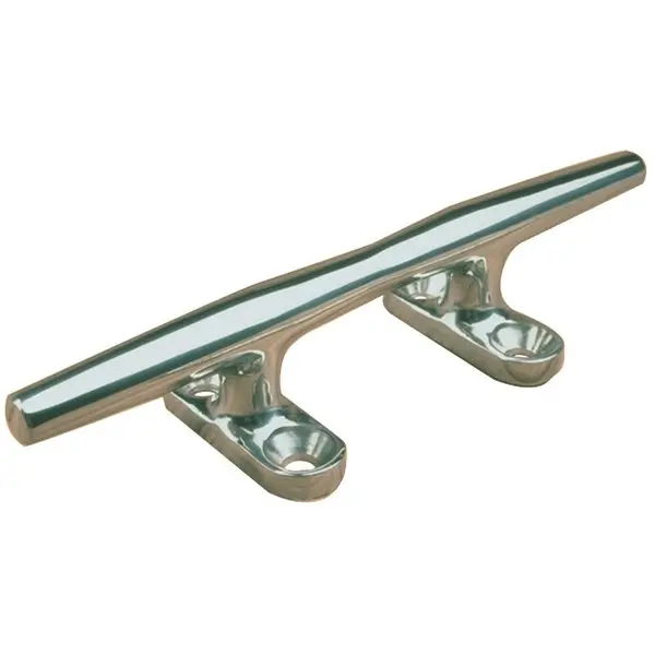 Sea-Dog 0416041 Cleat,  Stainless Open Base,  4 In.,  Carded 1