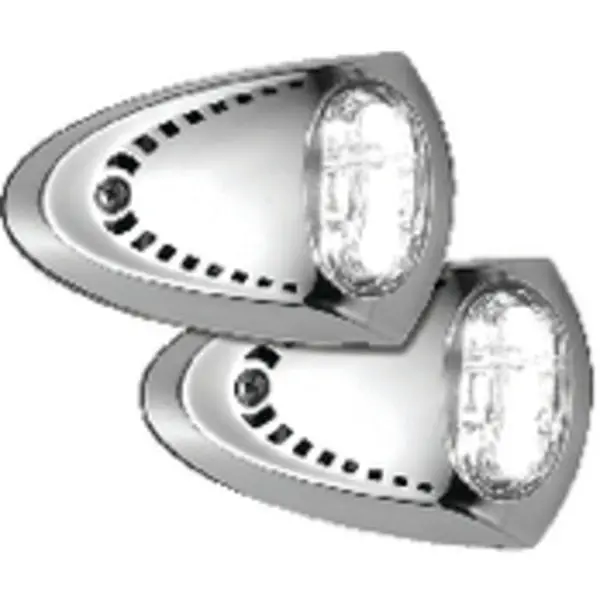 Attwood 6522Ss7 Stainless Led Docking Lights,  2.8" X 4.5",  Pk2 1