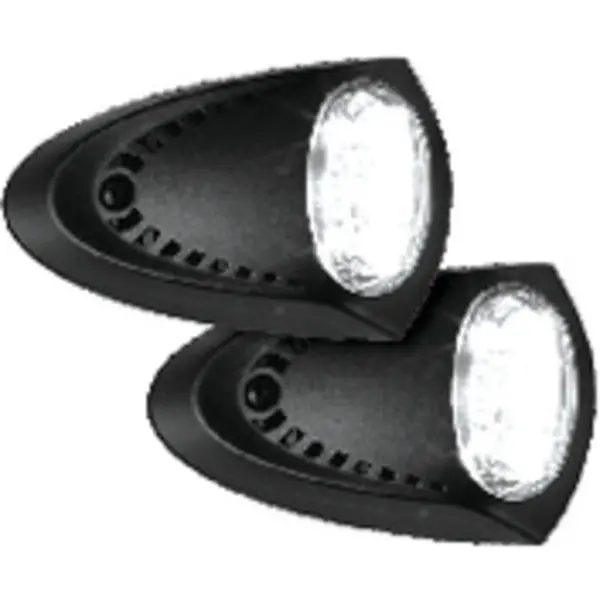 Attwood 6523Bk7 Black Led Docking Lights; 2.8" X 4.5",  Pk2 1