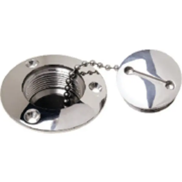 Attwood Deck Fill Replacement Cap For 66126; Stainless Steel 1