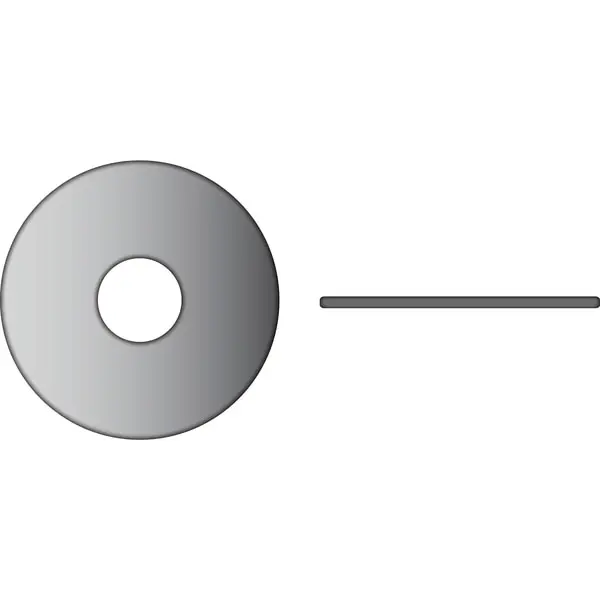 Stainless Fender Washer1/4",  .062" Thick,  Od 1" 1