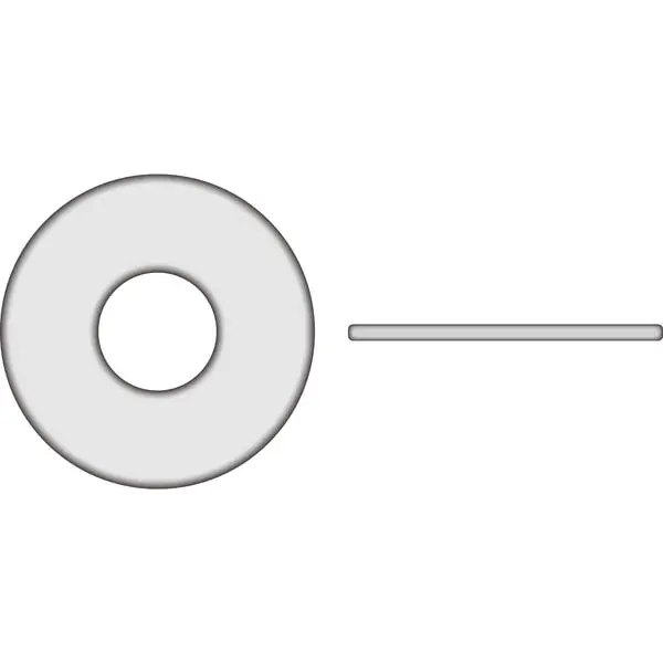 Nylon Flat Washer3/8",  0.62" Thick,  Od 1" 1