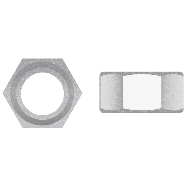 Hex Nut,  1/2-13 1