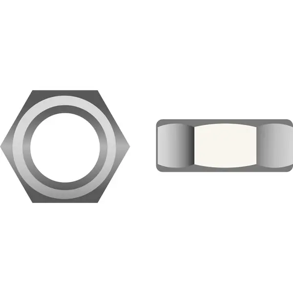 Hex Nut,  1/2-13 1