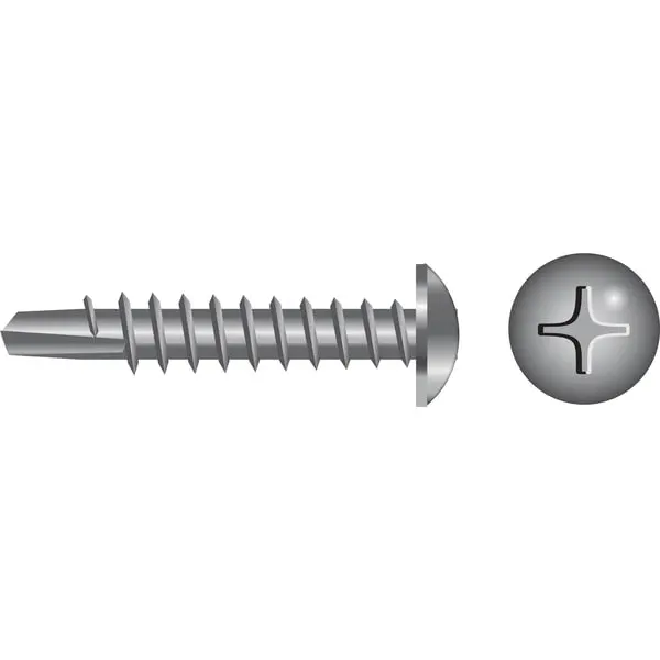 Phillips Self Drilling Screw - Pan Head#8 X 1" 1
