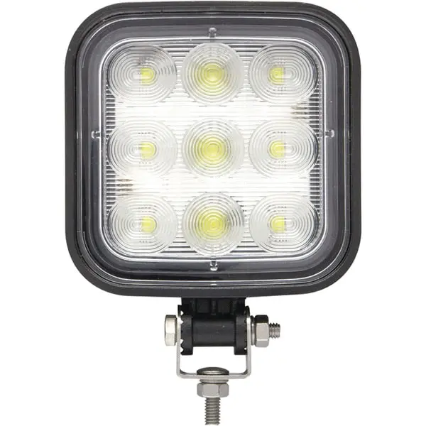 Led Flood Beam Sqr/Wide Angle Work Light,  12/24V,  9 Leds,  1492 Lumens 1